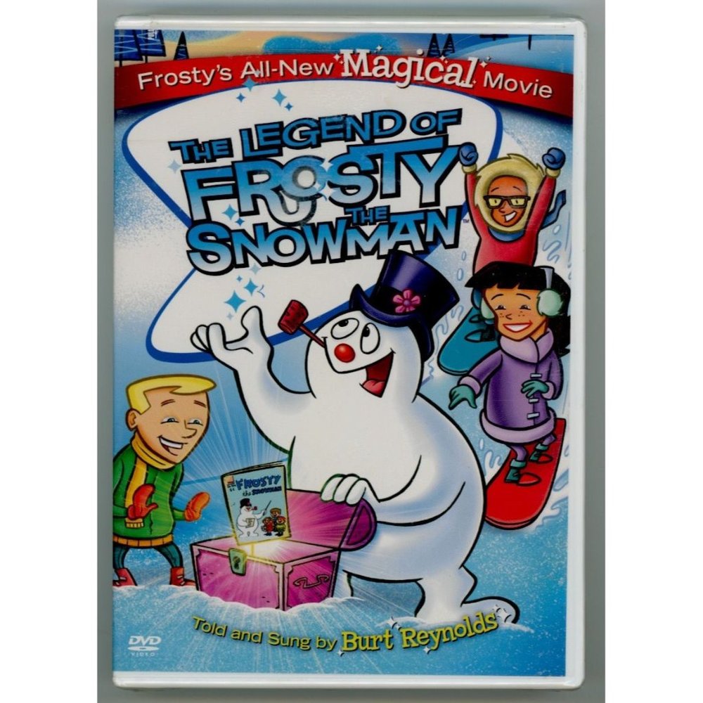 THE LEGEND OF FROSTY THE SNOWMAN DVD Told & Sung by BURT REYNOLDS!
